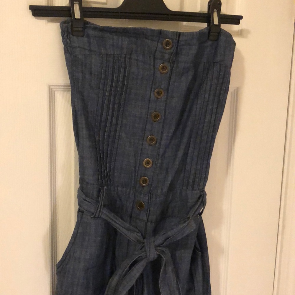 Strapless, wide-leg jumpsuit Arden B